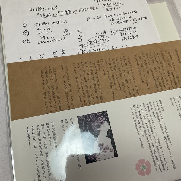 画像: ★寒中おみまい「さくら、うるわし　左近の桜」文庫セット